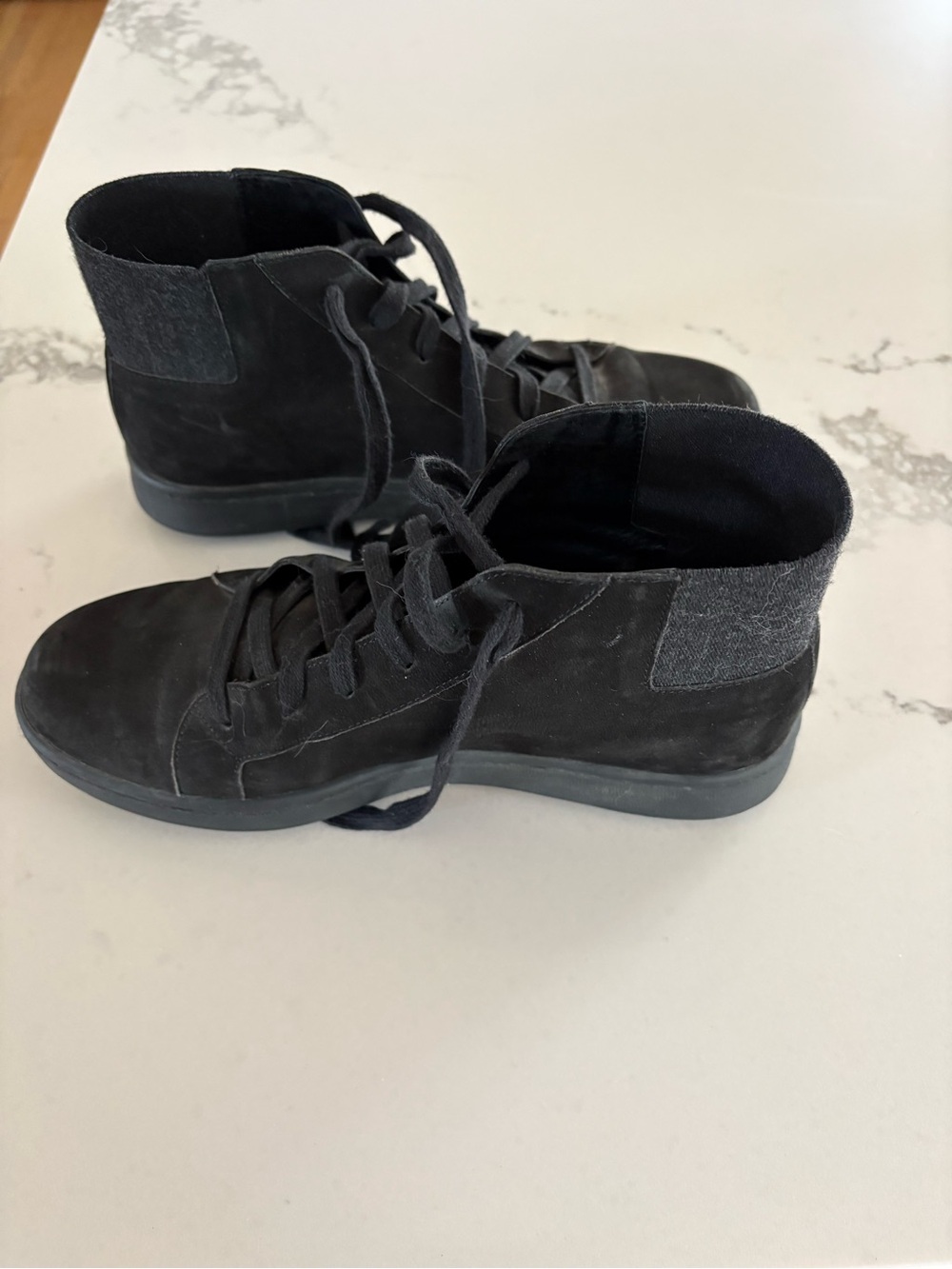 Eileen Fisher Black High Top Loafer - Picture 2 of 5